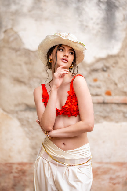 Halter Top ANCORA Aúlea Red