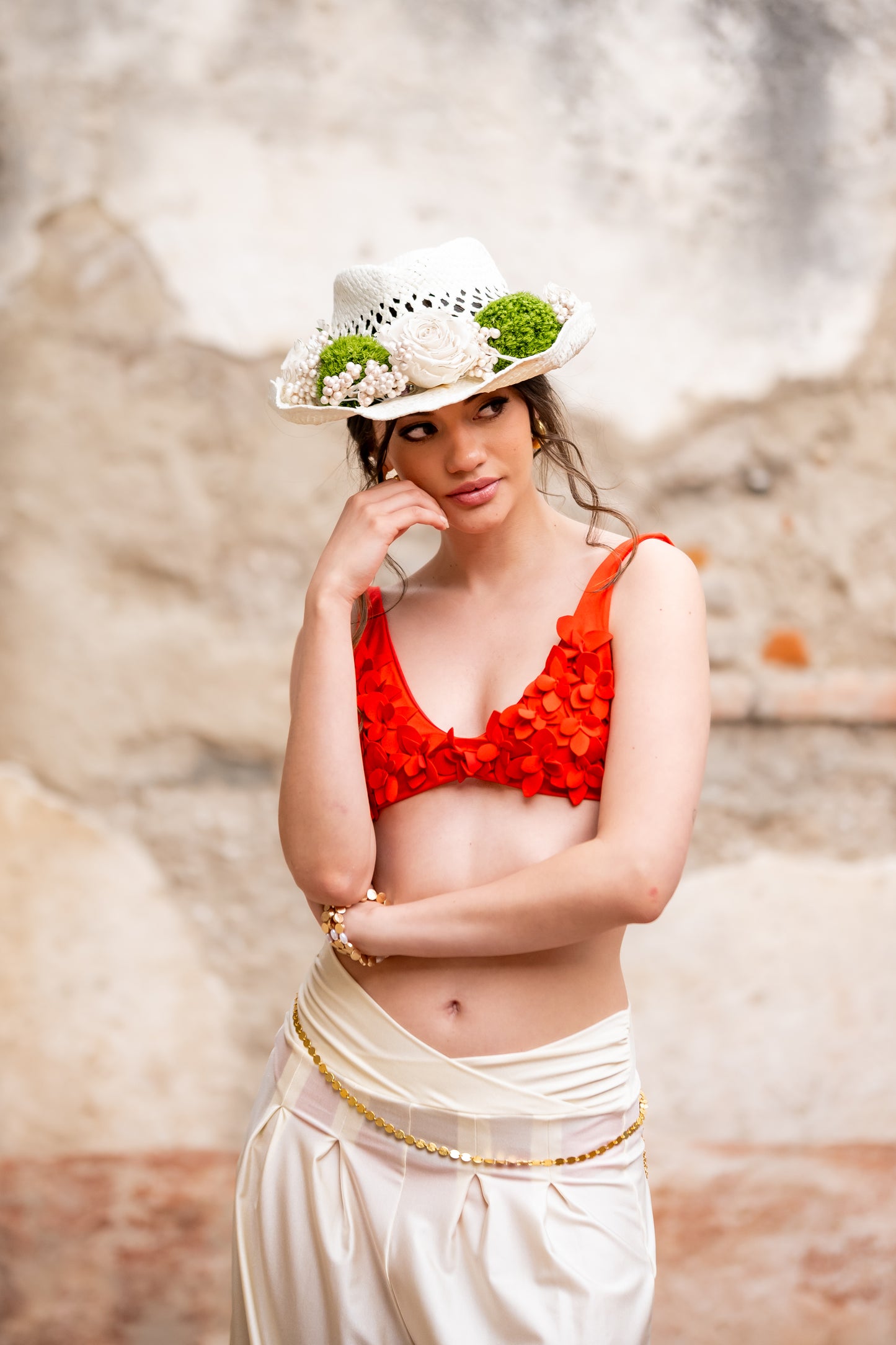 Halter Top ANCORA Aúlea Red
