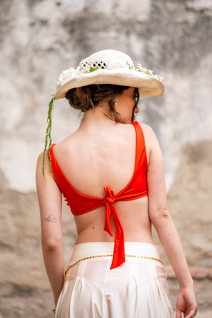 Halter Top ANCORA Aúlea Red