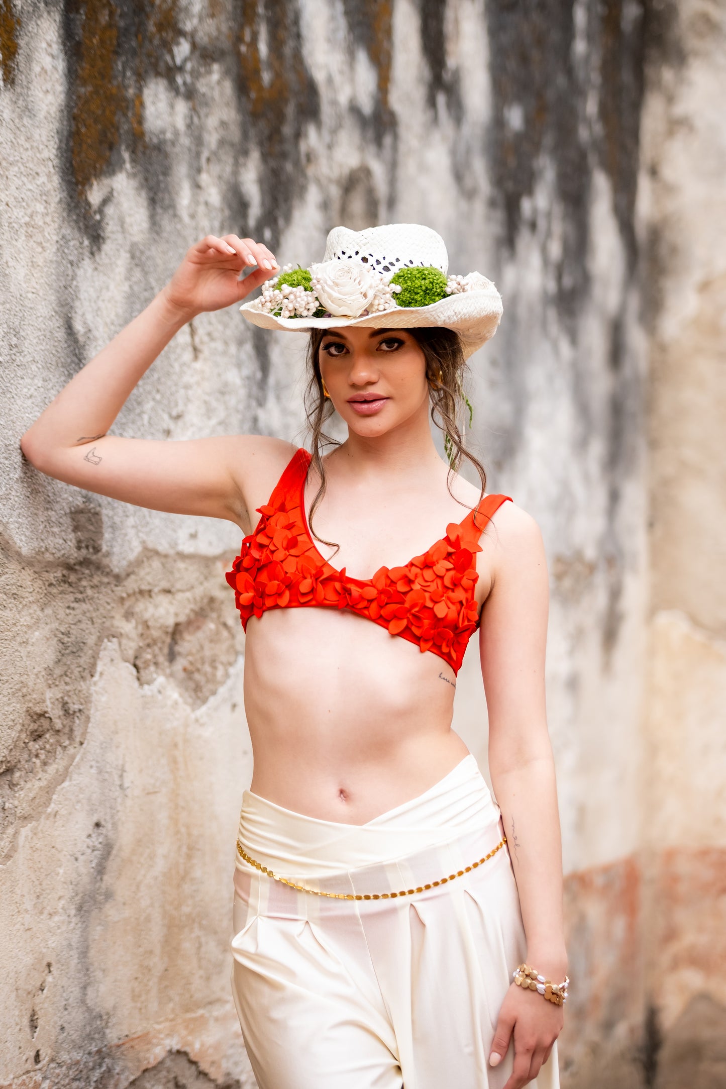 Halter Top ANCORA Aúlea Red