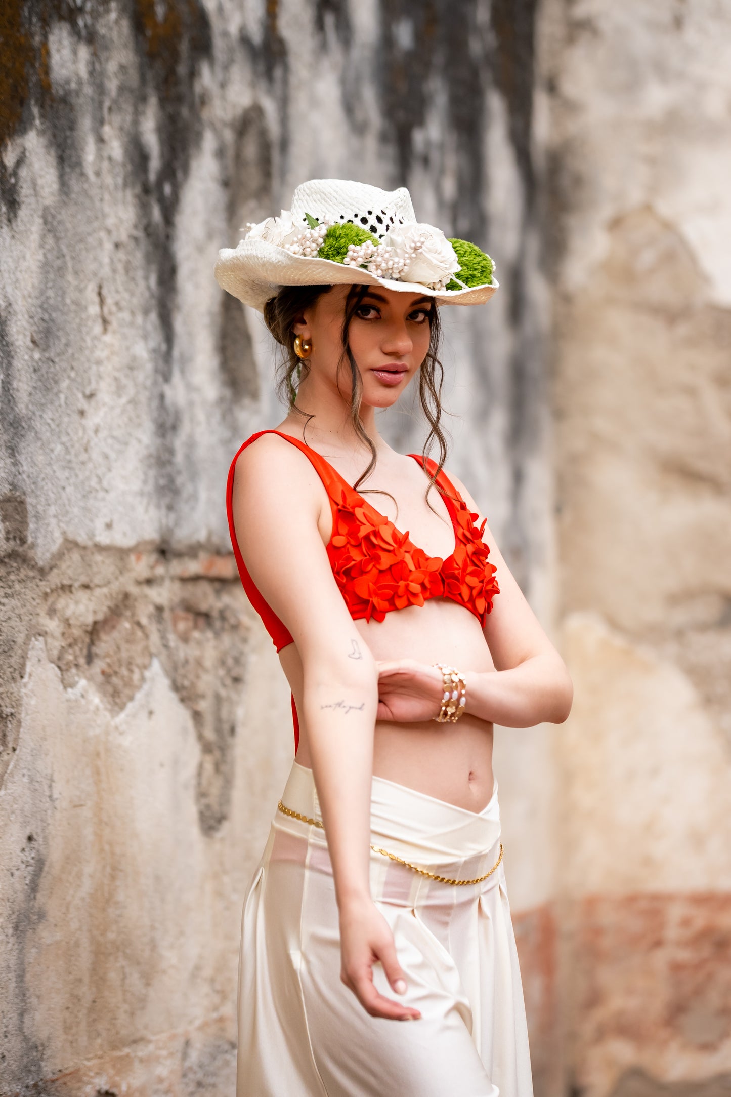 Halter Top ANCORA Aúlea Red
