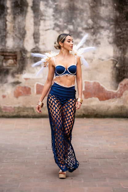 TOP underwire bra ANCORA Nacaré Azul Navy