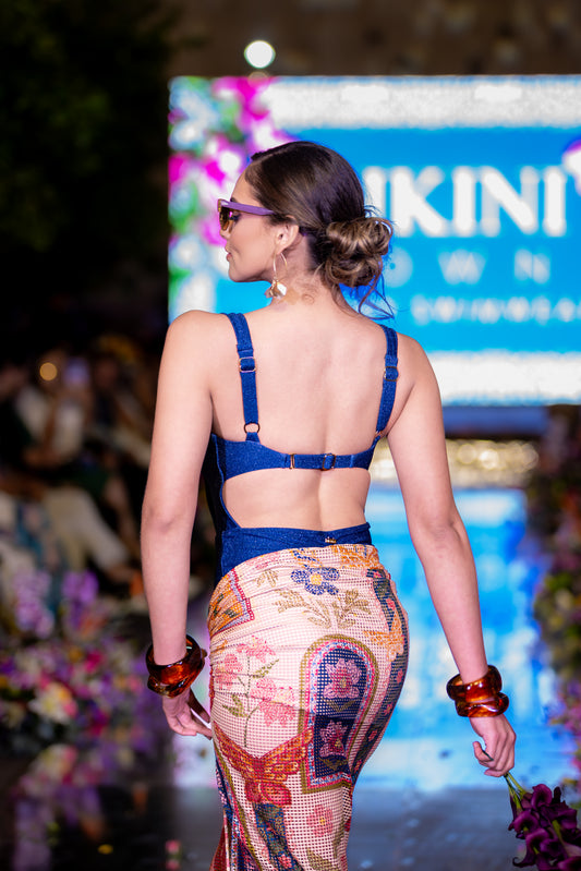 Traje de baño MILONGA - Lunelly Azul Brillante