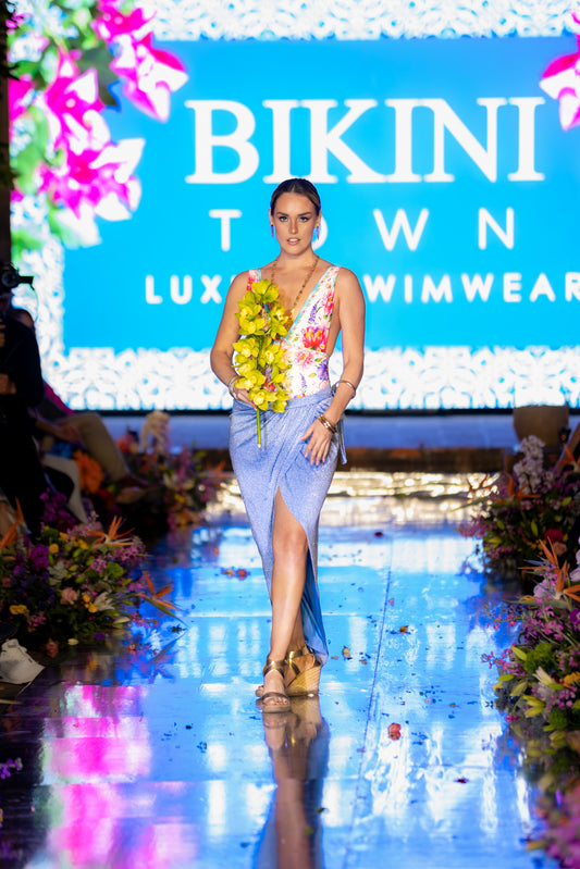 Salida de baño MILONGA Palette Celeste