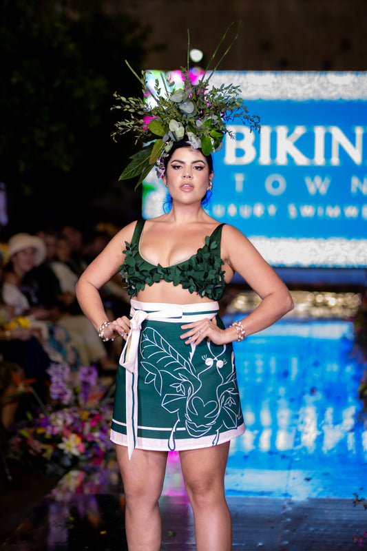 TOP Halter ANCORA Aúlea Green