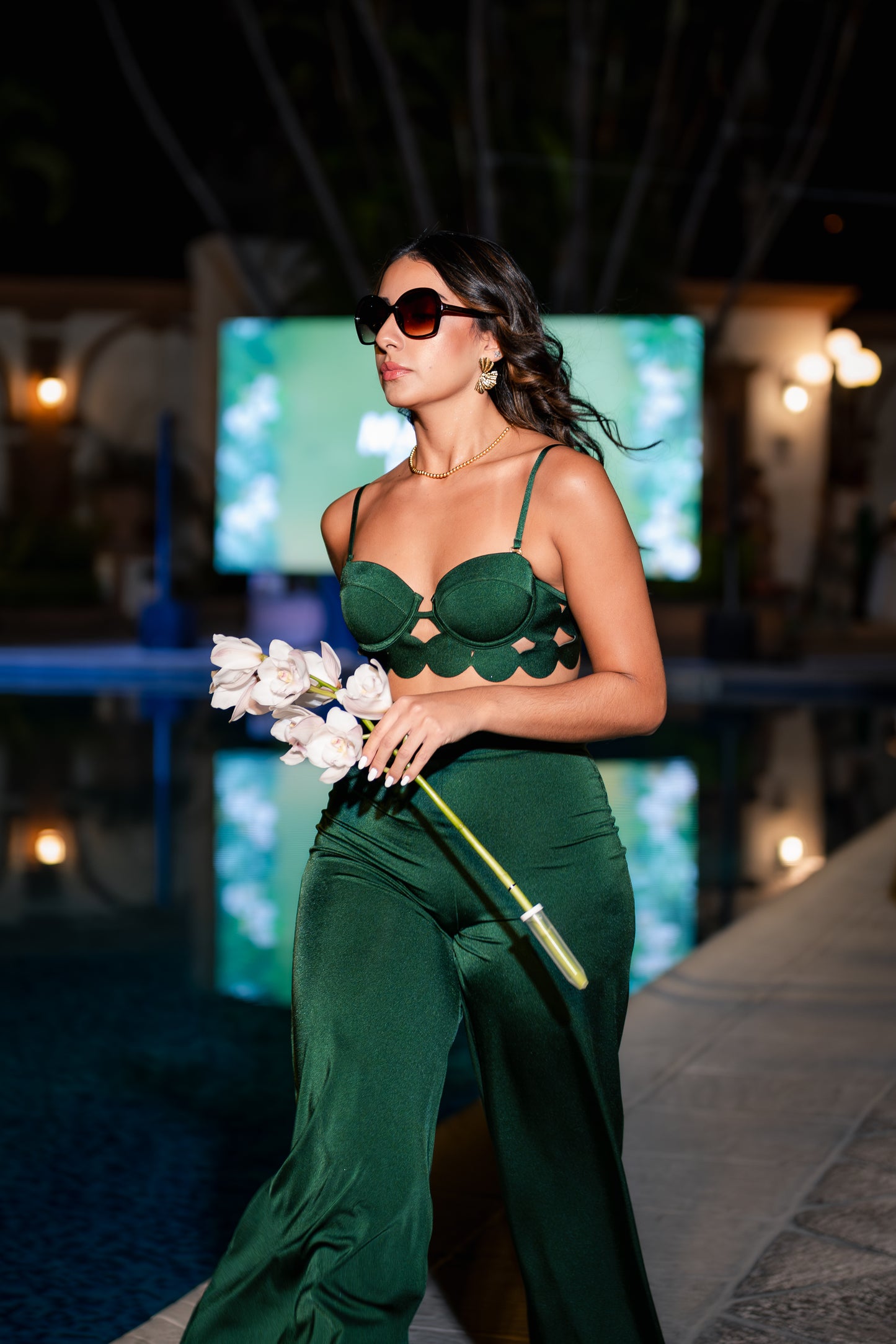TOP underwire bra - Ancora - Greeny