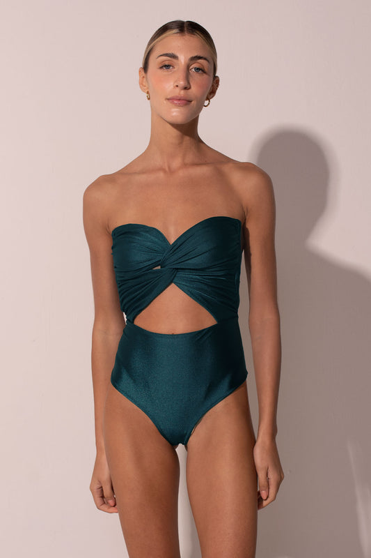 ANCORA Swimsuit - The Emerald Draped - Onepiece