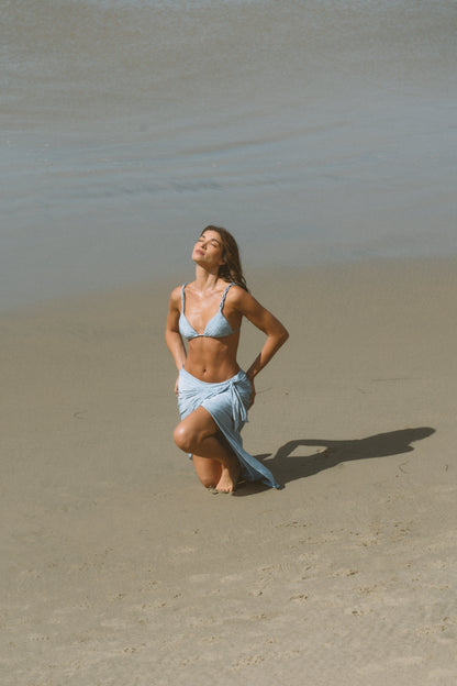 MILONGA Triangle Top Sparkly Light Blue