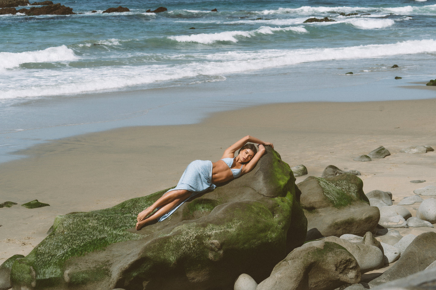 Salida de baño MILONGA Palette Celeste