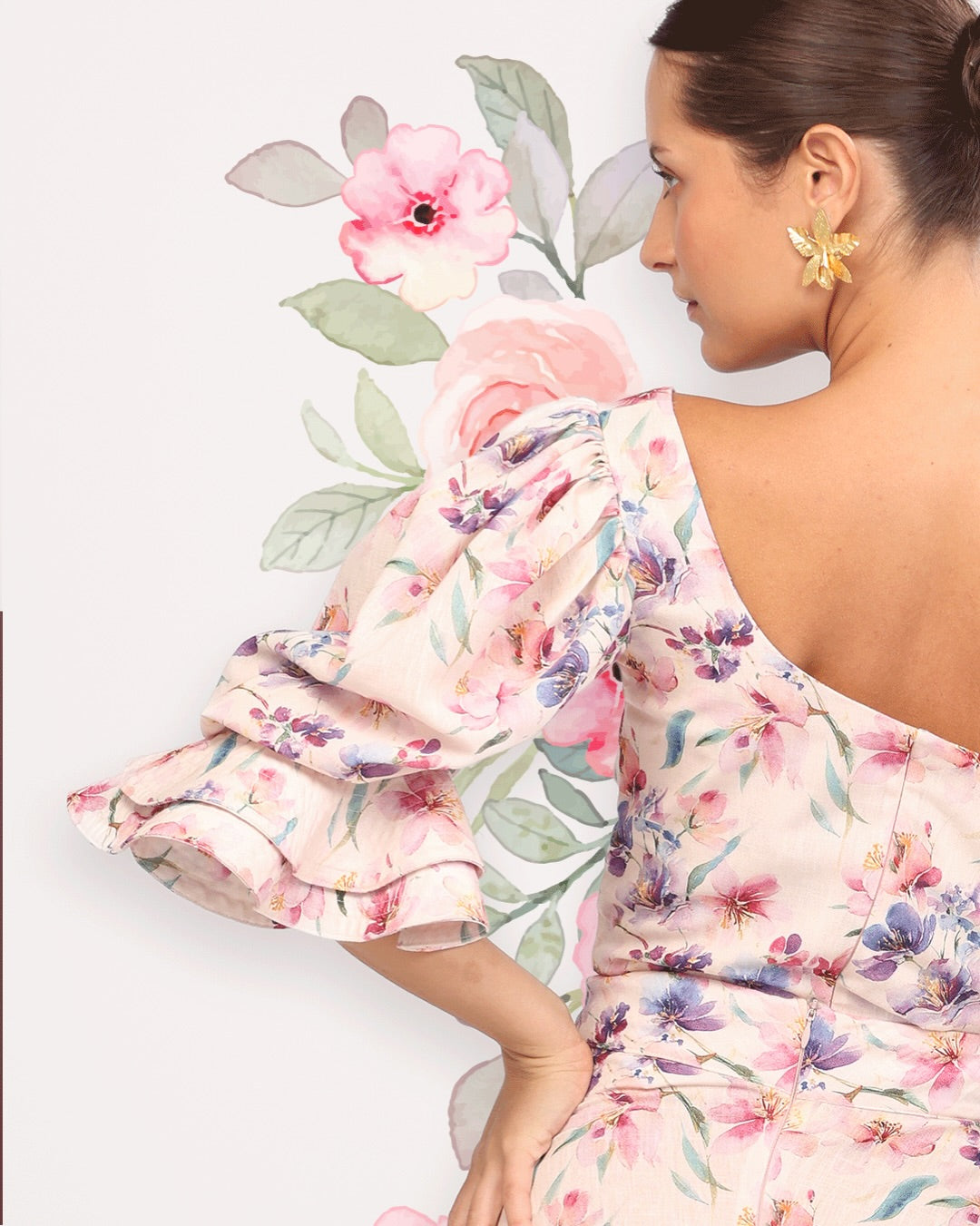 One-Shoulder Whole PRAIA BREZZA DI SETA