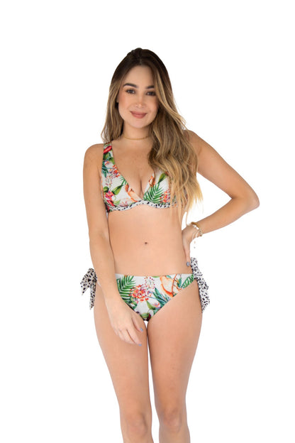 TOP underwire bra HUALALAI Tropical Flowers