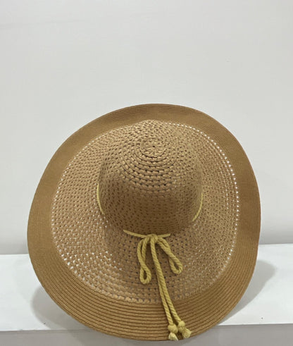 Summer Hat - Camel Wave Braid