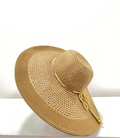 Summer Hat - Camel Wave Braid