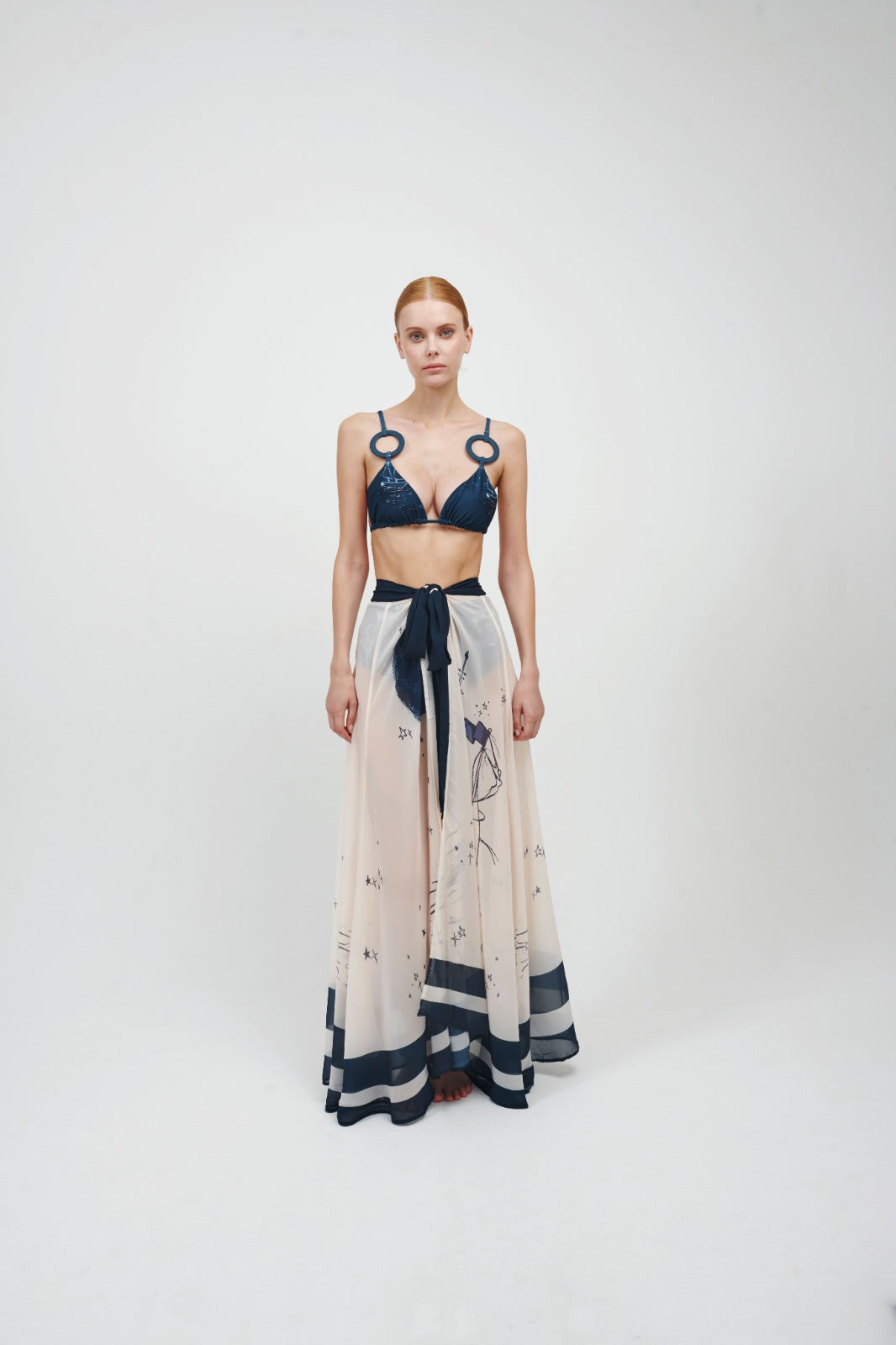 Salida de baño ANCORA - Take Me to the Moon Maxi Skirt