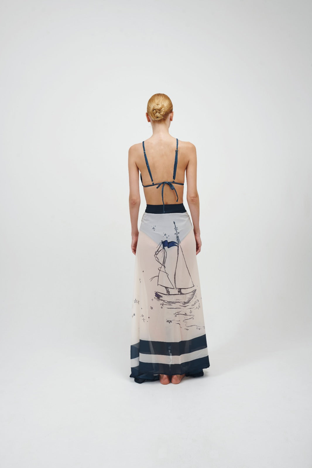 Salida de baño ANCORA - Take Me to the Moon Maxi Skirt