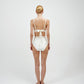 BOTTOM Highwaist ANCORA - Ivory