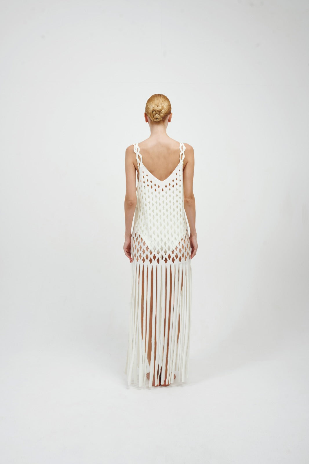 ANCORA Dress - Bright Diamond Ivory