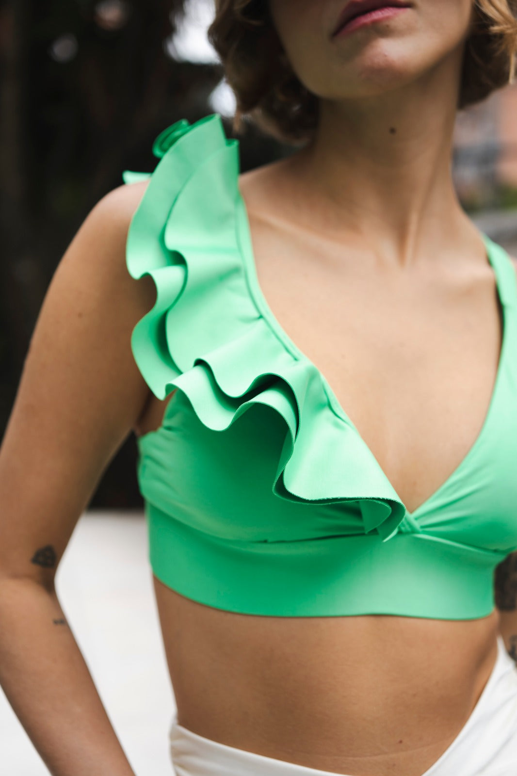 MILONGA Halter TOP Palette Green