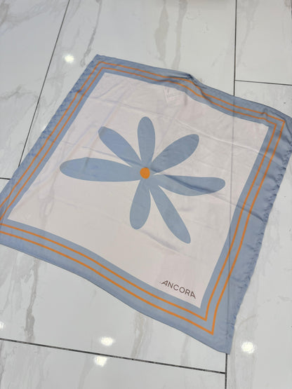 ANCORA Daisy Print Scarf