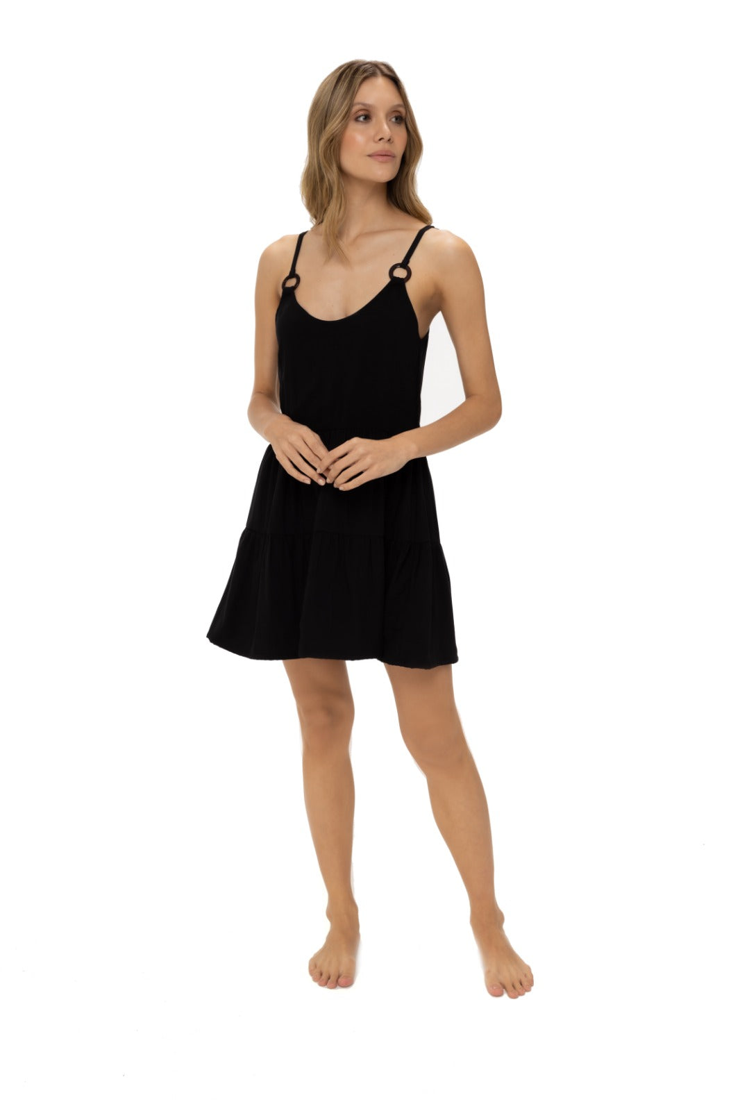 Black Palette Short Dress - Milonga