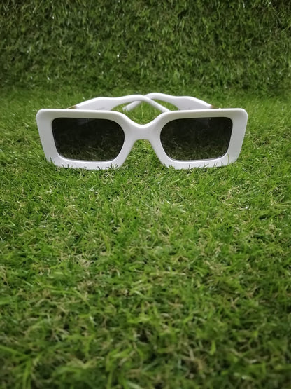 UV Protection Sunglasses - White Squares