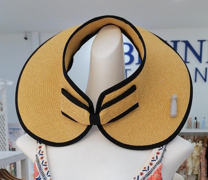 Sombrero de verano -Vicera Camell Negro