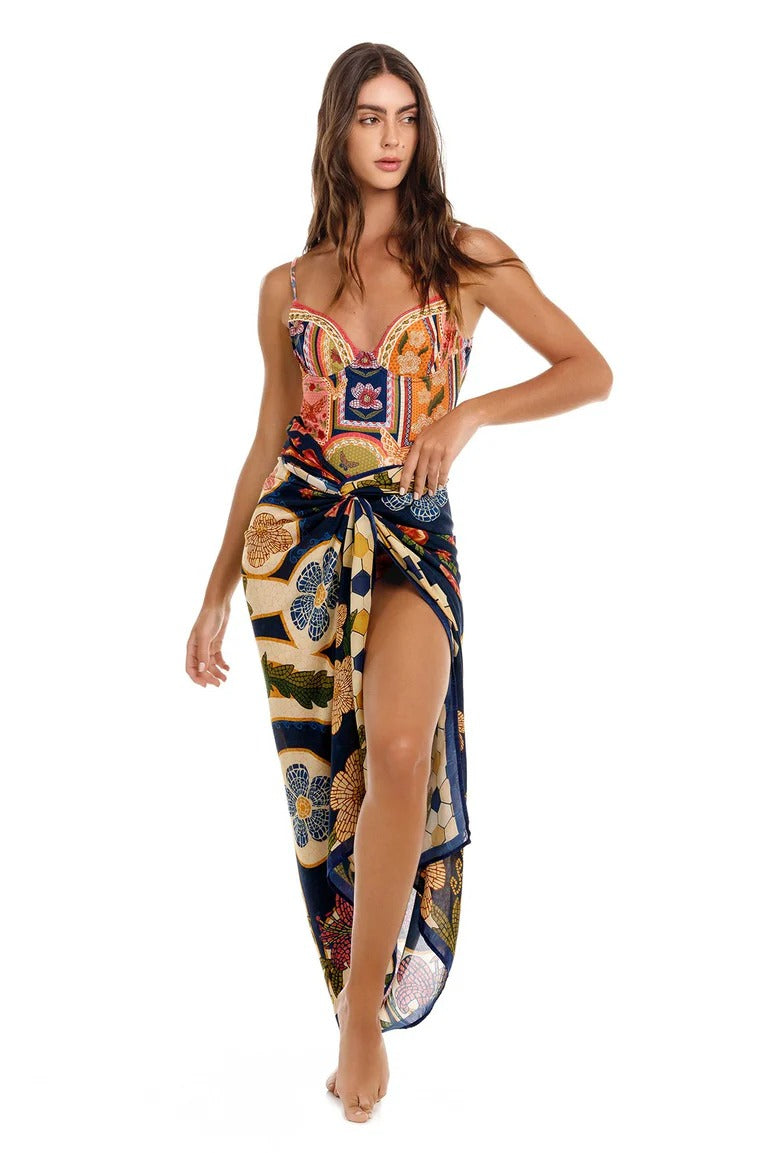AGUA BENDITA Marine Fiore Beachwear