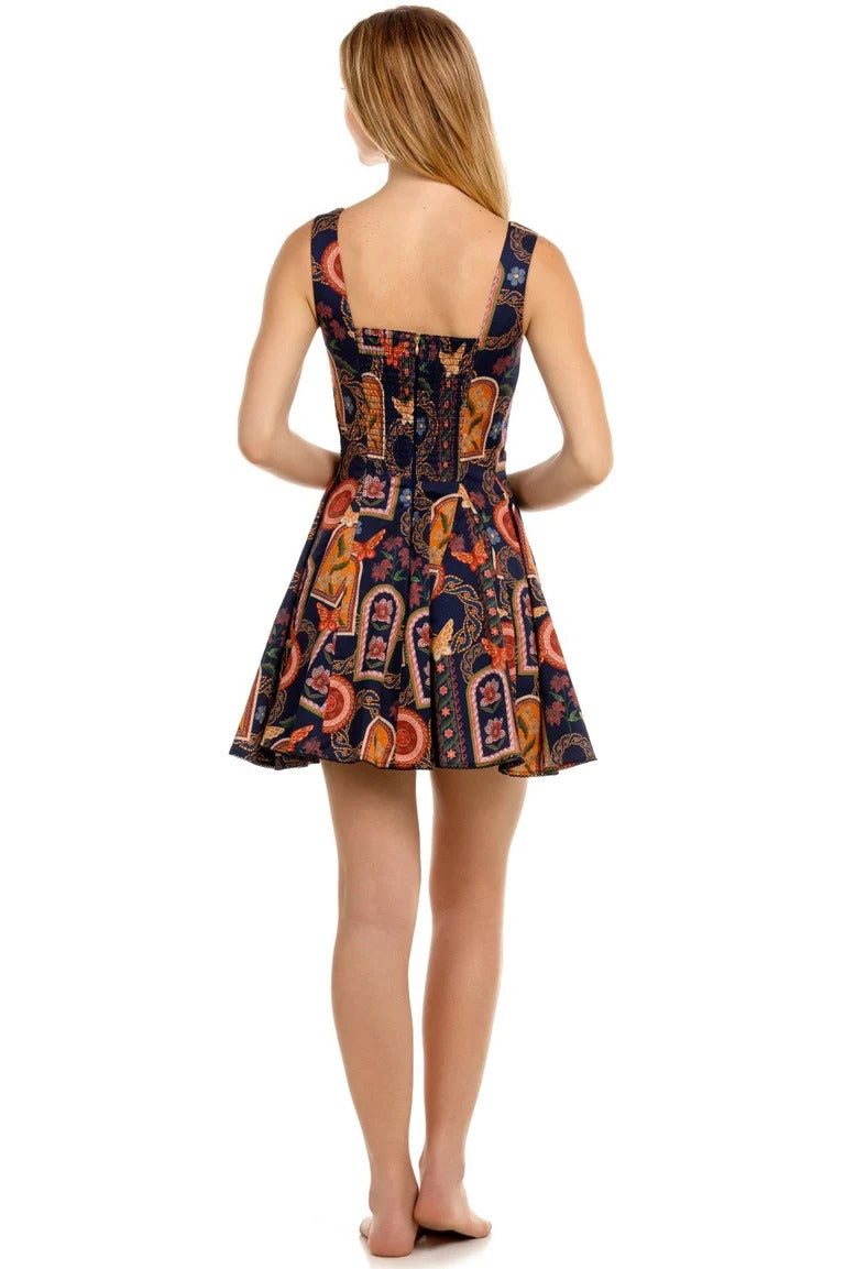 Vestido corto Kristen Fiore - Agua Bendita
