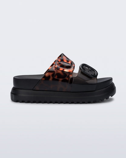 Sandalias Melissa Cozy Platfrm Black/Tortoiseshel
