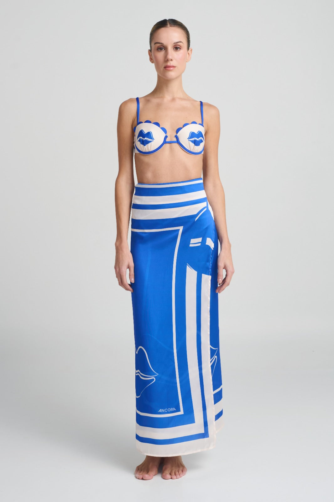 ANCORA Beach Cover-up - Zelena Blue