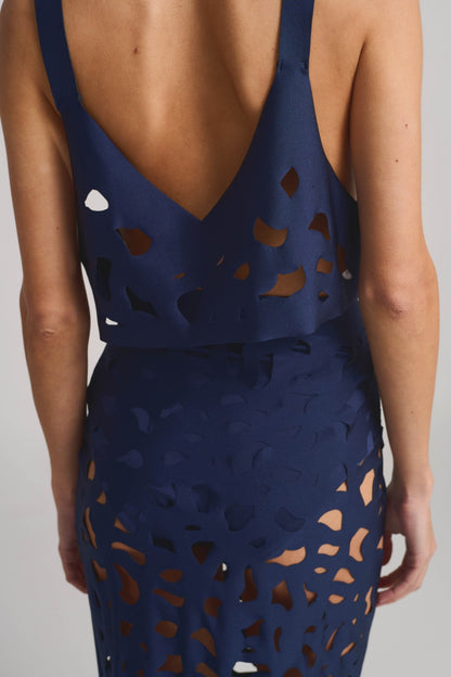 Crop Top Laser  ANCORA Zanzí - Navy