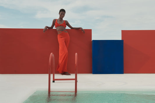 Pantalon  ANCORA  Oléa Red