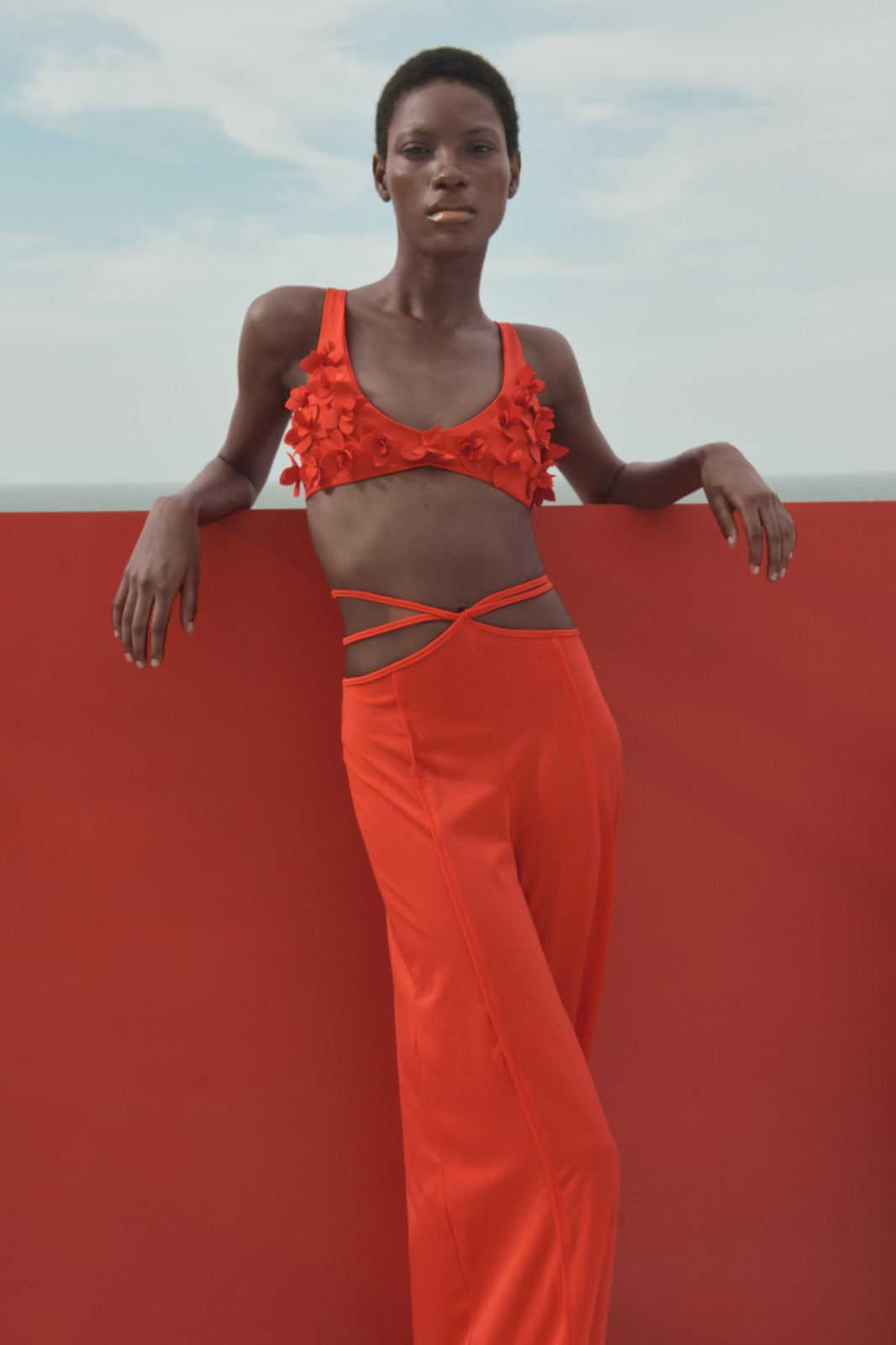 ANCORA Oléa Red Trousers