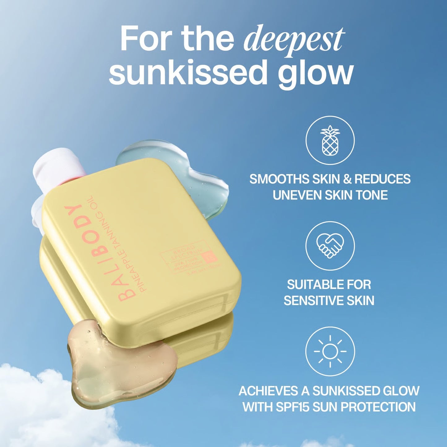Bronceador BALIBODY de Piña SPF15