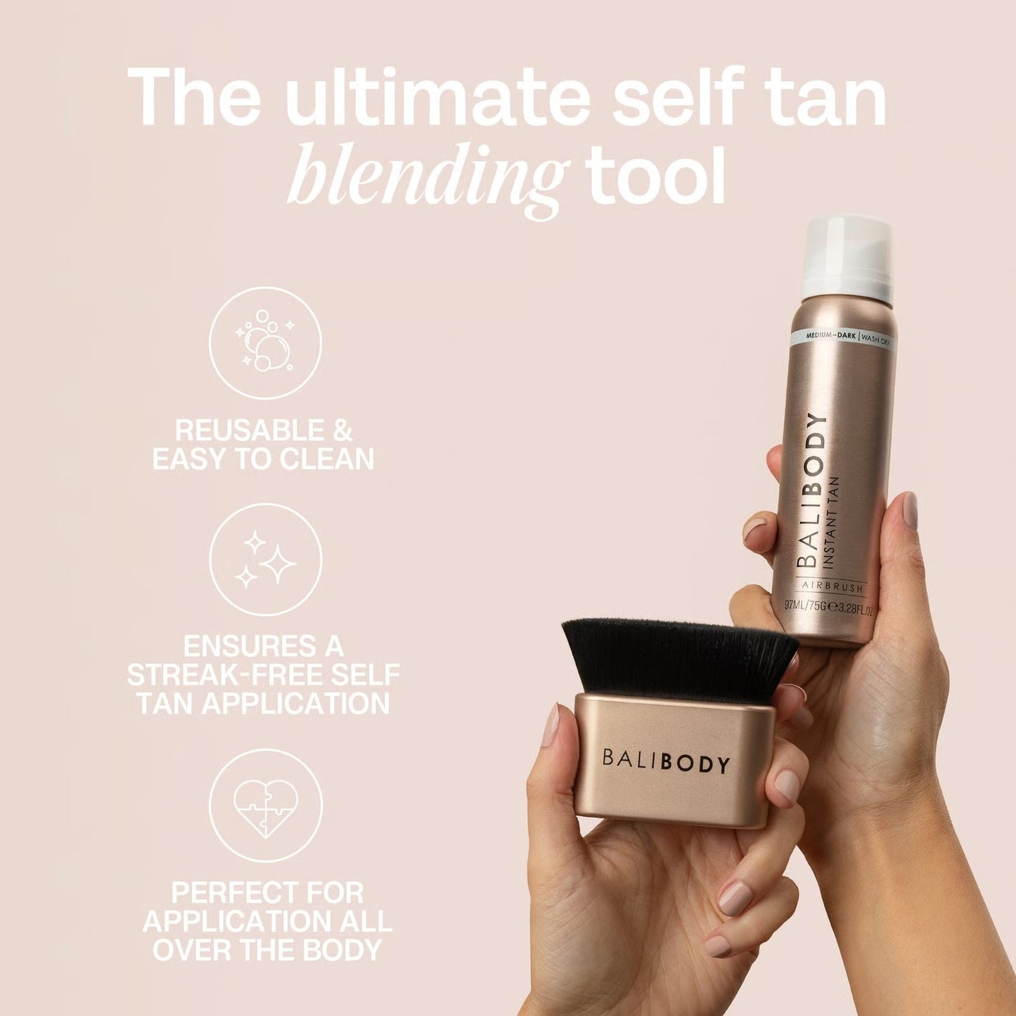 Brocha para Autobronceador BALIBODY Medium - Dark