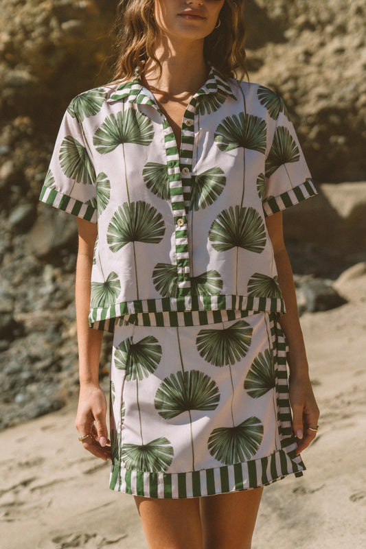 Camisa corta MILONGA Abanico