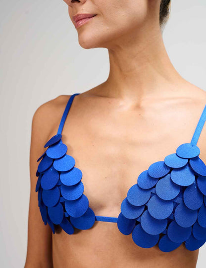 TOP underwire bra ANCORA Fira Blue