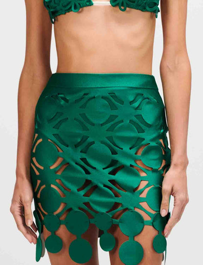 Falda corta ANCORA  - Pelagia Skirt - Green