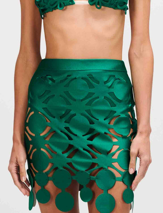Falda corta ANCORA  - Pelagia Skirt - Green
