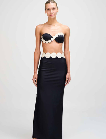ANCORA Marilou Skirt Black Beach Cover-up