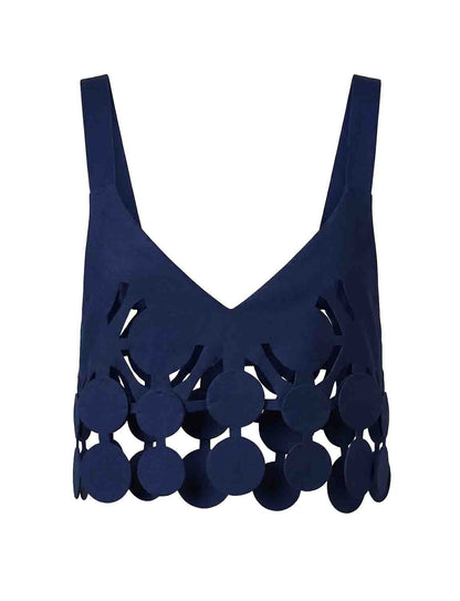 Set  Top , Falda Laser  ANCORA Bora Navy