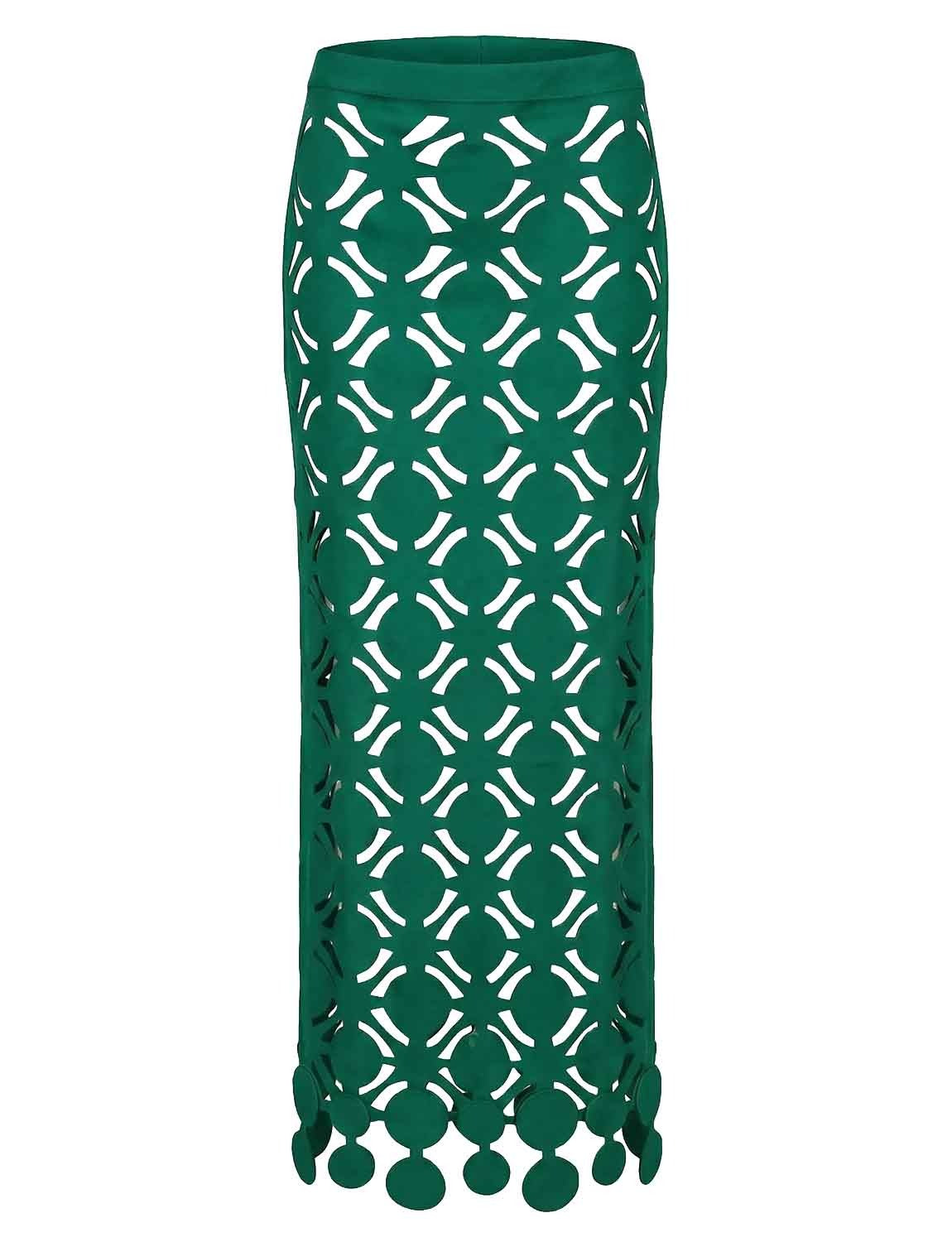 Set Top, Falda Laser ANCORA Bora Green