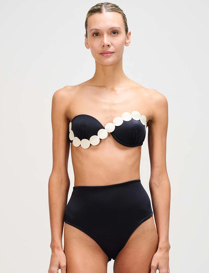 BOTTOM Highwaist ANCORA - Black