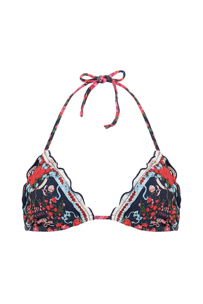 Top Triangle AGUA BENDITA Lolita Ruche Cherish