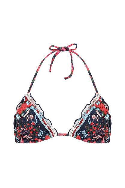 Top Triangle AGUA BENDITA Lolita Ruche Cherish