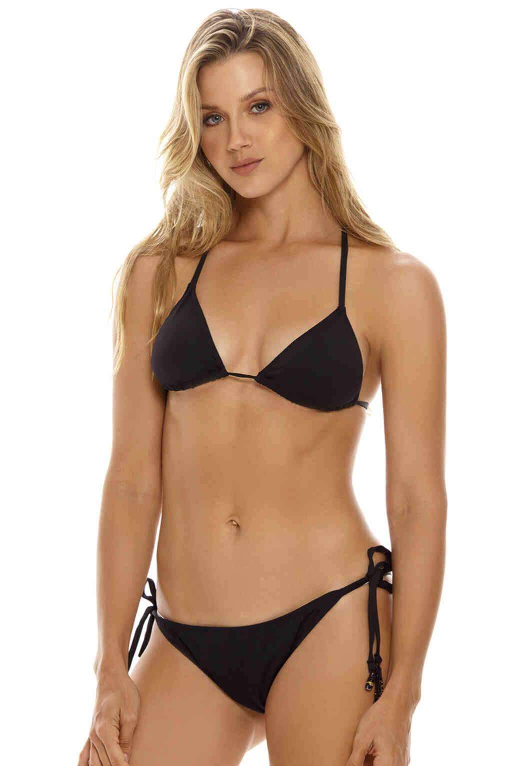 Top Triángulo MILONGA Palette Negro