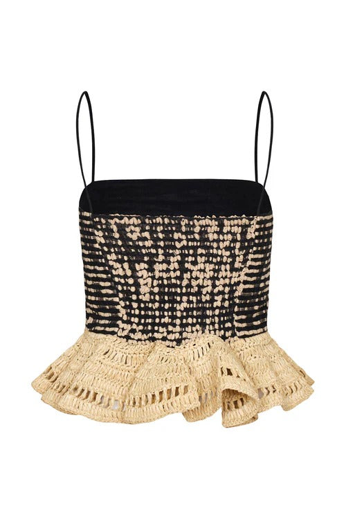 Blusa de Tirantes PADOVA Mompox Negro