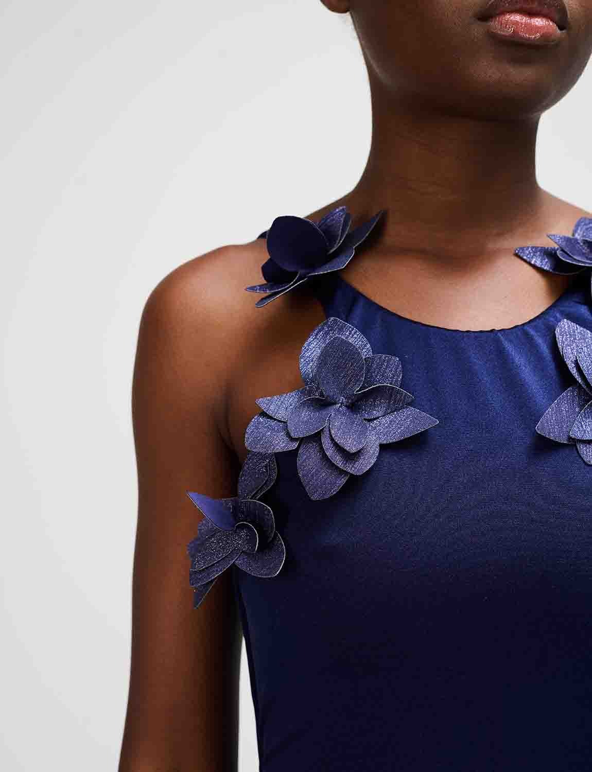Vestido Largo ANCORA Aquarelle
