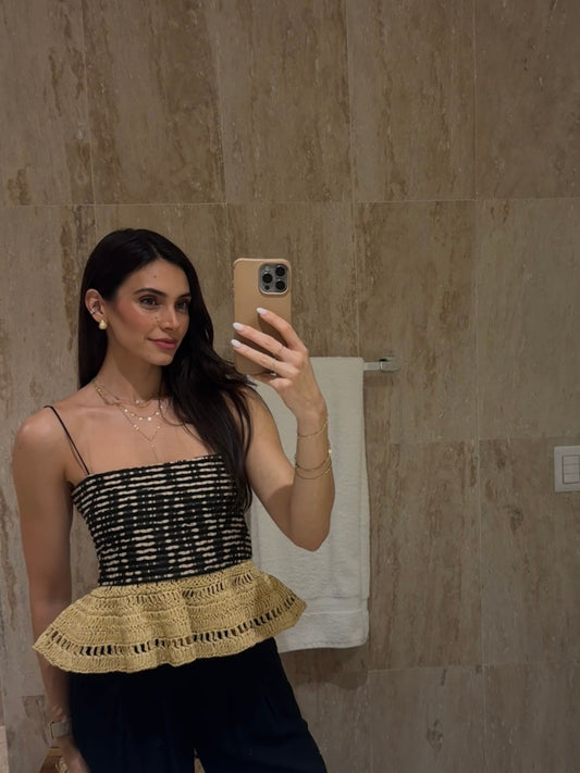 Blusa de Tirantes PADOVA Mompox Negro