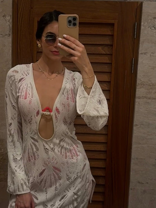 Vestido Corto MILONGA Ivory